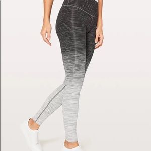Lululemon wunder under ombré leggings